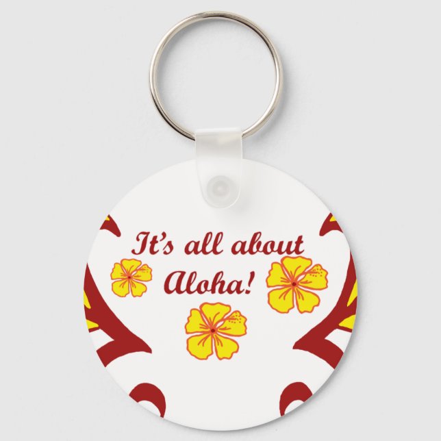 It's all about Aloha! Key chain (Front)