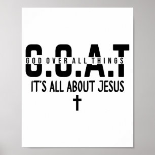 It's All About Jesus Make Heaven Crowded God Over  Poster