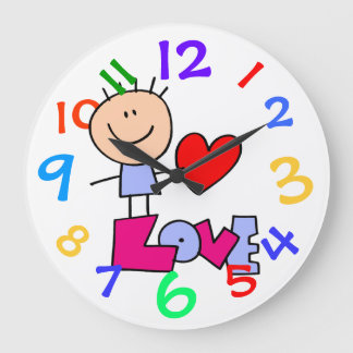 It's All About Love Art Kids Room Wall Clock