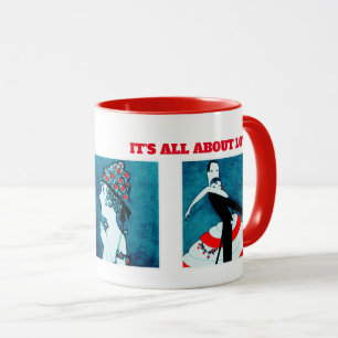 It's all about Love. Valentine's Day Gift Mugs