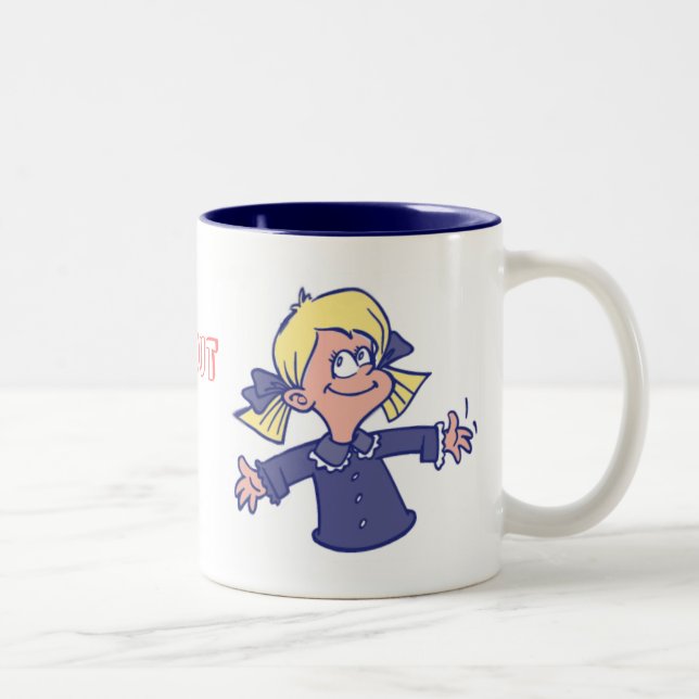 IT'S ALL ABOUT ME! Two-Tone COFFEE MUG (Right)