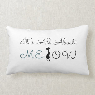 It's All About Meow Lumbar Cushion