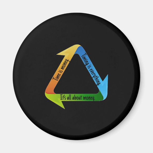 It's All About Money T-Shirt Magnet (Front)