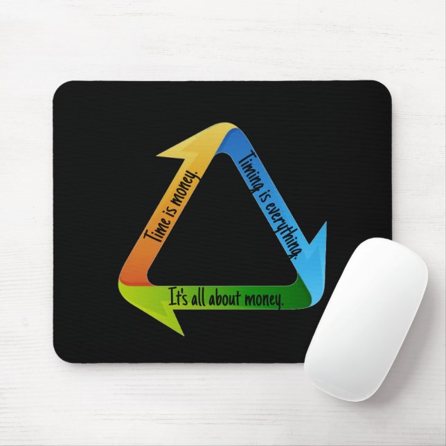 It's All About Money T-Shirt Mouse Pad (With Mouse)