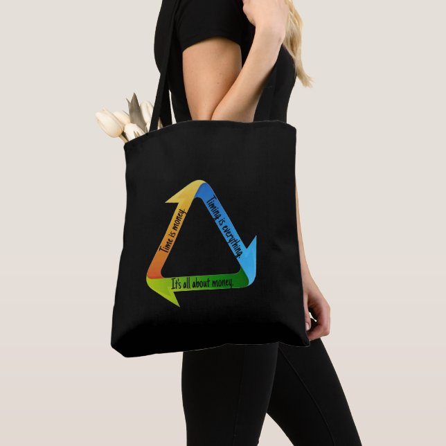 It's All About Money T-Shirt Tote Bag (Close Up)