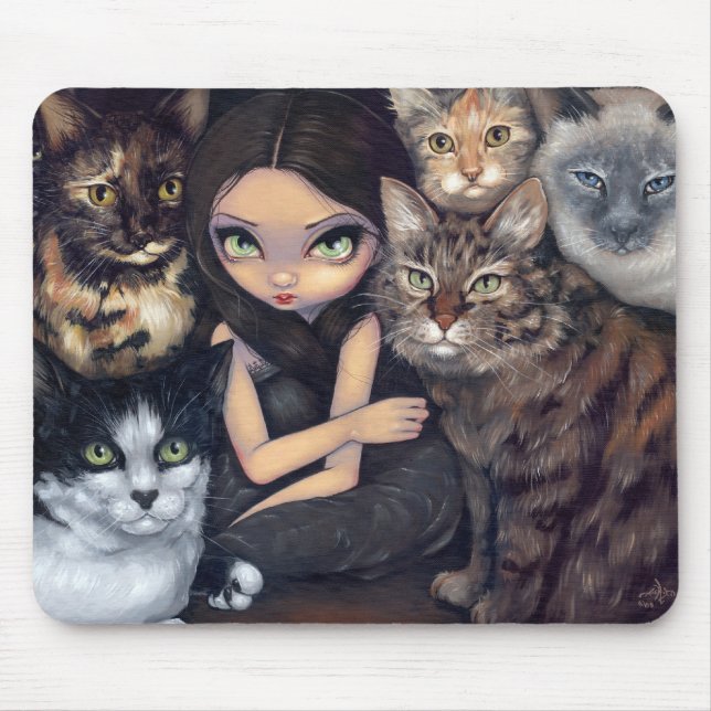 "It's All About the Cats" Mousepad (Front)