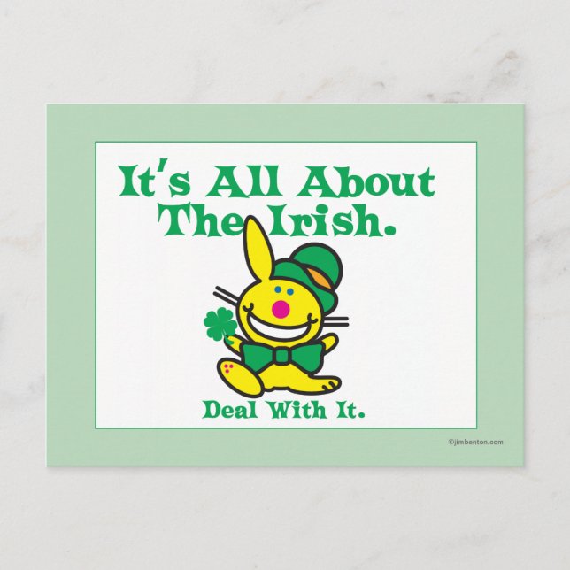 It's All About The Irish Postcard (Front)