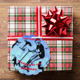 It's All About The Scooter - Scooter Rider Ornamen Tree Decoration Card