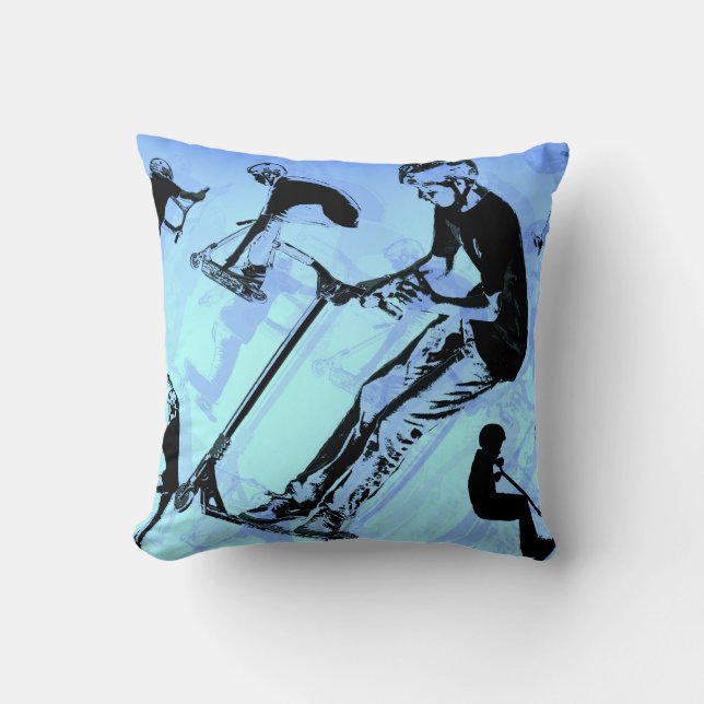 It's All About The Scooter! - Scooter Tricks Cushion (Front)