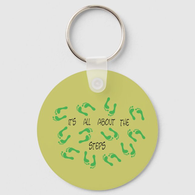 It's All About The Steps Key Ring (Front)