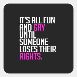 It's all fun and gay until square sticker