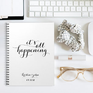 It's All Happening Wedding Planning Journal