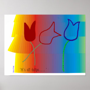 it's all tulips (Poster) Poster