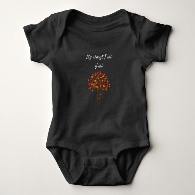 IT'S ALMOST FALL Y'ALL BABY BODYSUIT (Front)