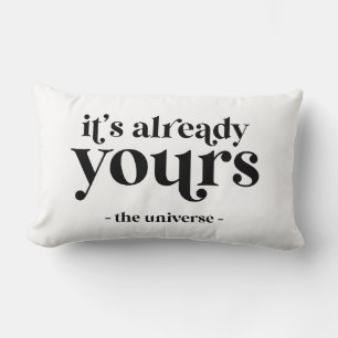 It's Already Yours - The Universe Lumbar Cushion