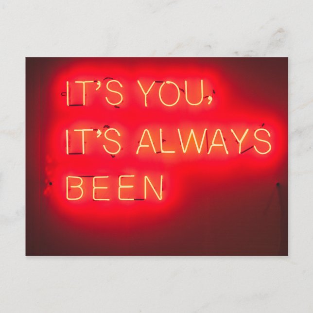 It's Always Been You | Romantic Photo Postcard (Front)