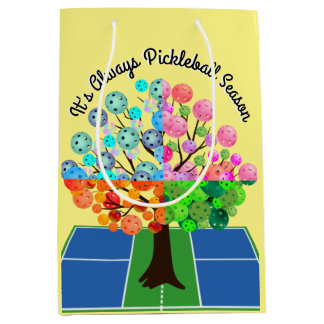 It's Always Pickleball Season - Four Seasons Tree Medium Gift Bag