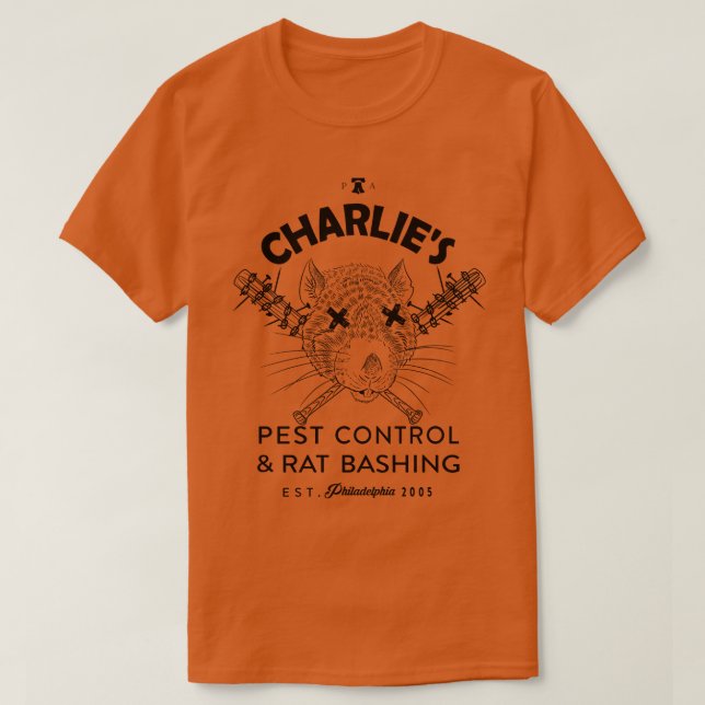 Its Always Sunny Charlie Kelly King of the Rats Pr T-Shirt (Design Front)