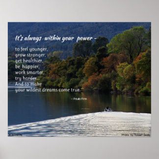 It's always within your power...Poster Poster