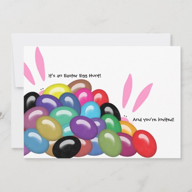 It's an Easter Egg Hunt and You're Invited Invite (Front)
