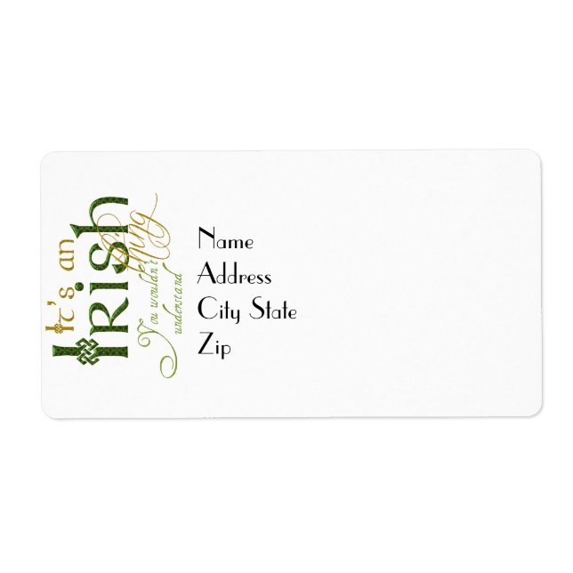 It's an Irish Thing (Front)