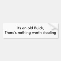 "It's an old Buick..."