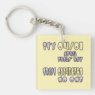 It's April Fools' Day Key Ring