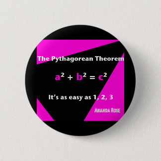 It's As Easy As 1, 2, 3 Fuschia Button