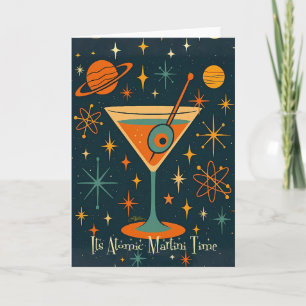 Its Atomic Martini Time Cosmic Stars Card