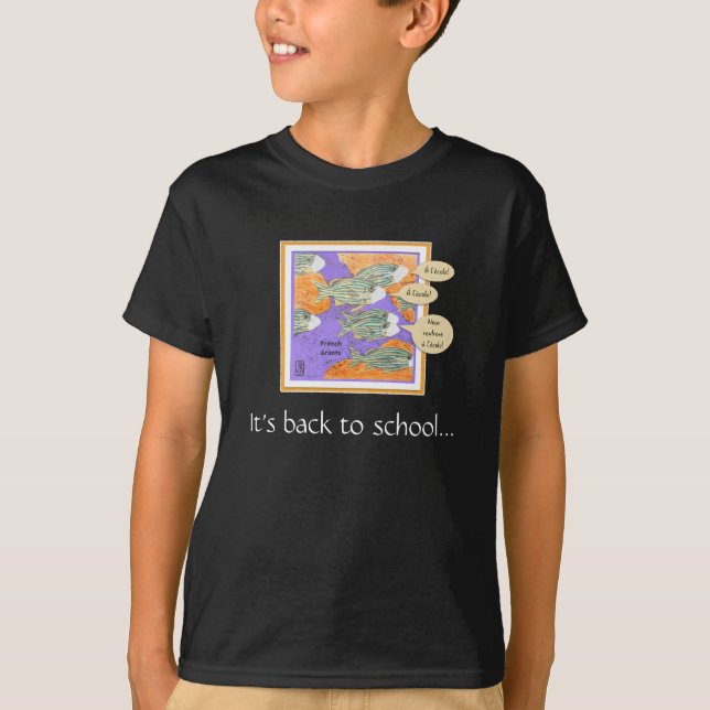 It's back to school... Boy's Jersey T-Shirt (Front)