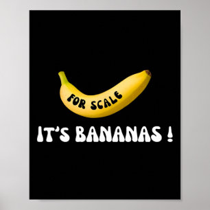 It's Banana For Scale Starship Funny Trump Banana  Poster