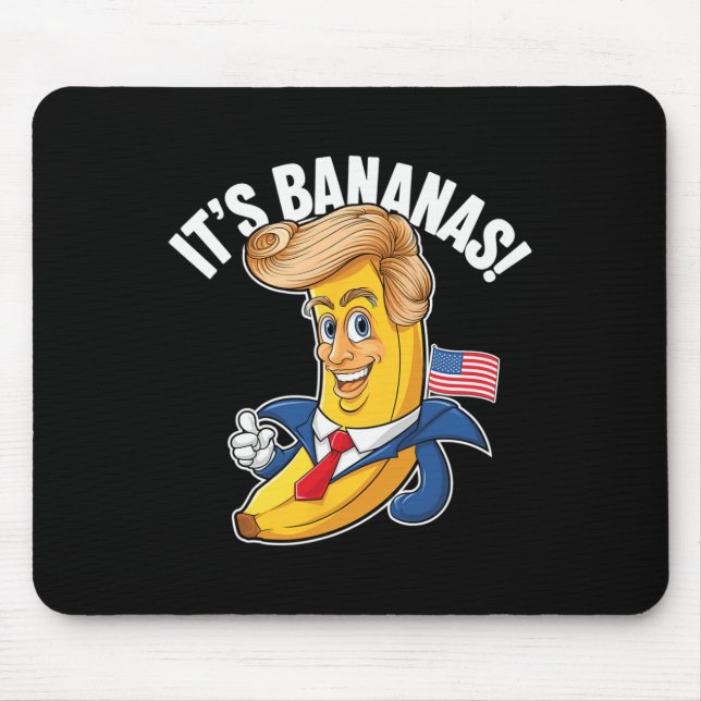 It's Bananas (for Scale) Starship Funny Meme Humou Mouse Pad (Front)