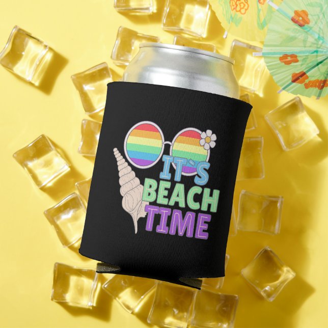 It's Beach Time Can Cooler (In Situ Summer)