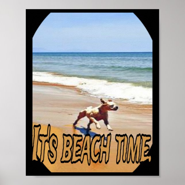 Its Beach Time  Poster (Front)