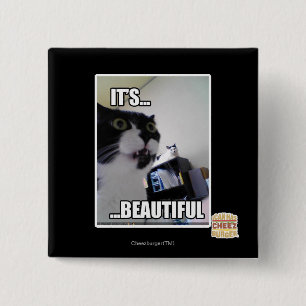 It's Beautiful 15 Cm Square Badge