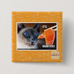 It's Beautiful! 15 Cm Square Badge