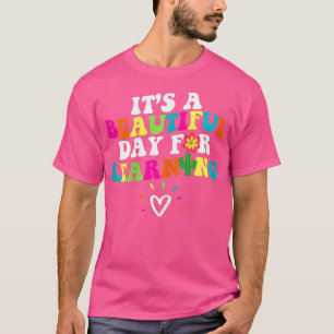 It's Beautiful Day For Learning Retro Teacher Stud T-Shirt