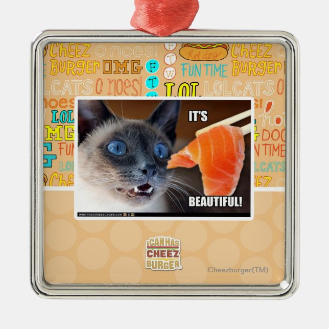 It's Beautiful! Metal Tree Decoration (Front)