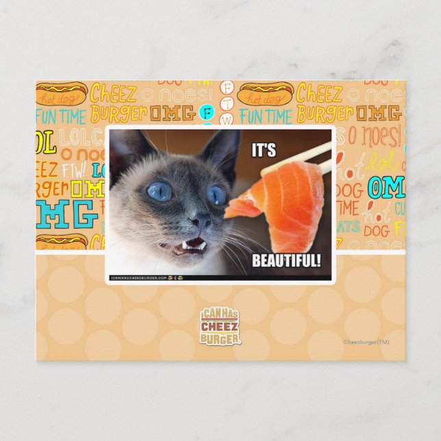 It's Beautiful! Postcard (Front)