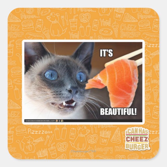 It's Beautiful! Square Sticker (Front)