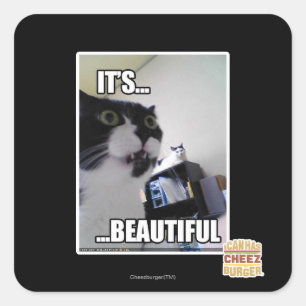 It's Beautiful Square Sticker