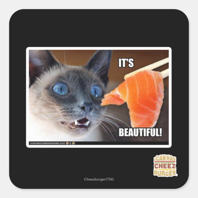 It's Beautiful! Square Sticker (Front)