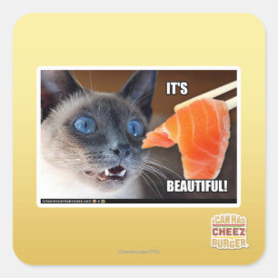 It's Beautiful! Square Sticker