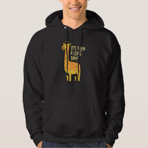 It's Been A Long Day Cute Giraffe Pyjamas Hoodie