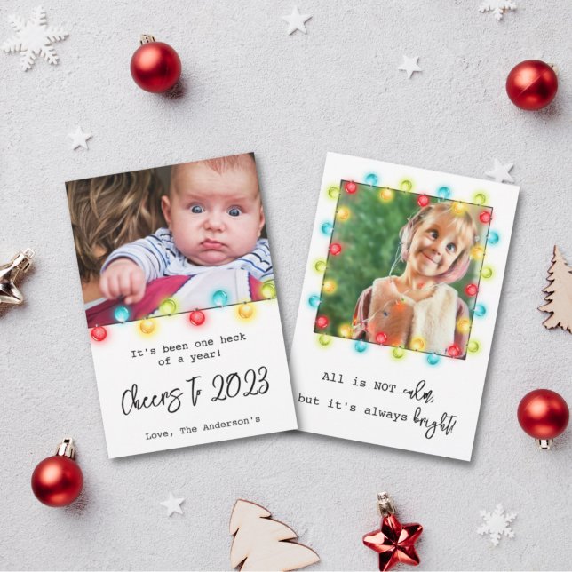 It's Been One Heck Of A Year Christmas Photo Card (Creator Uploaded)