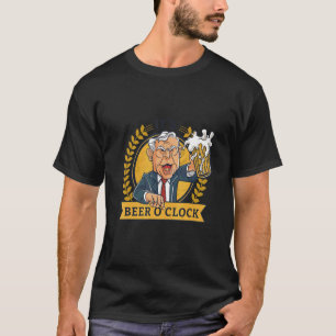 It's Beer O Clock Man Drinking Beer Drinker Alcoh T-Shirt