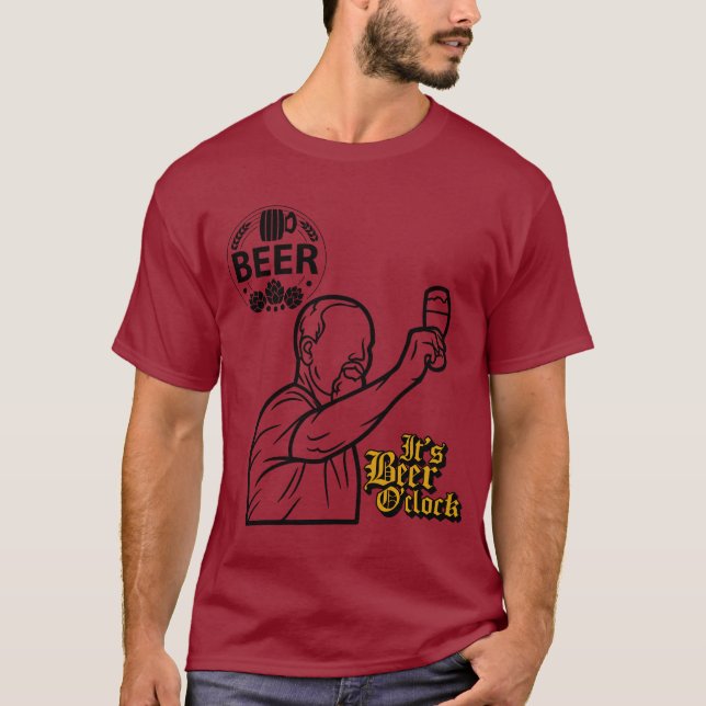 It's Beer O'Clock ! T-Shirt (Front)