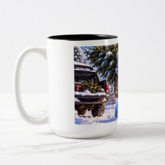 It's beginning to look a lot like Christmas! Two-Tone Coffee Mug