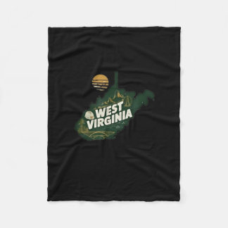 It's Better To Have Lived In West Virginia And Mov Fleece Blanket