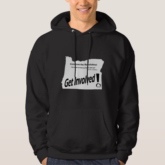 It's Better to Show Up Hoodie (Front)